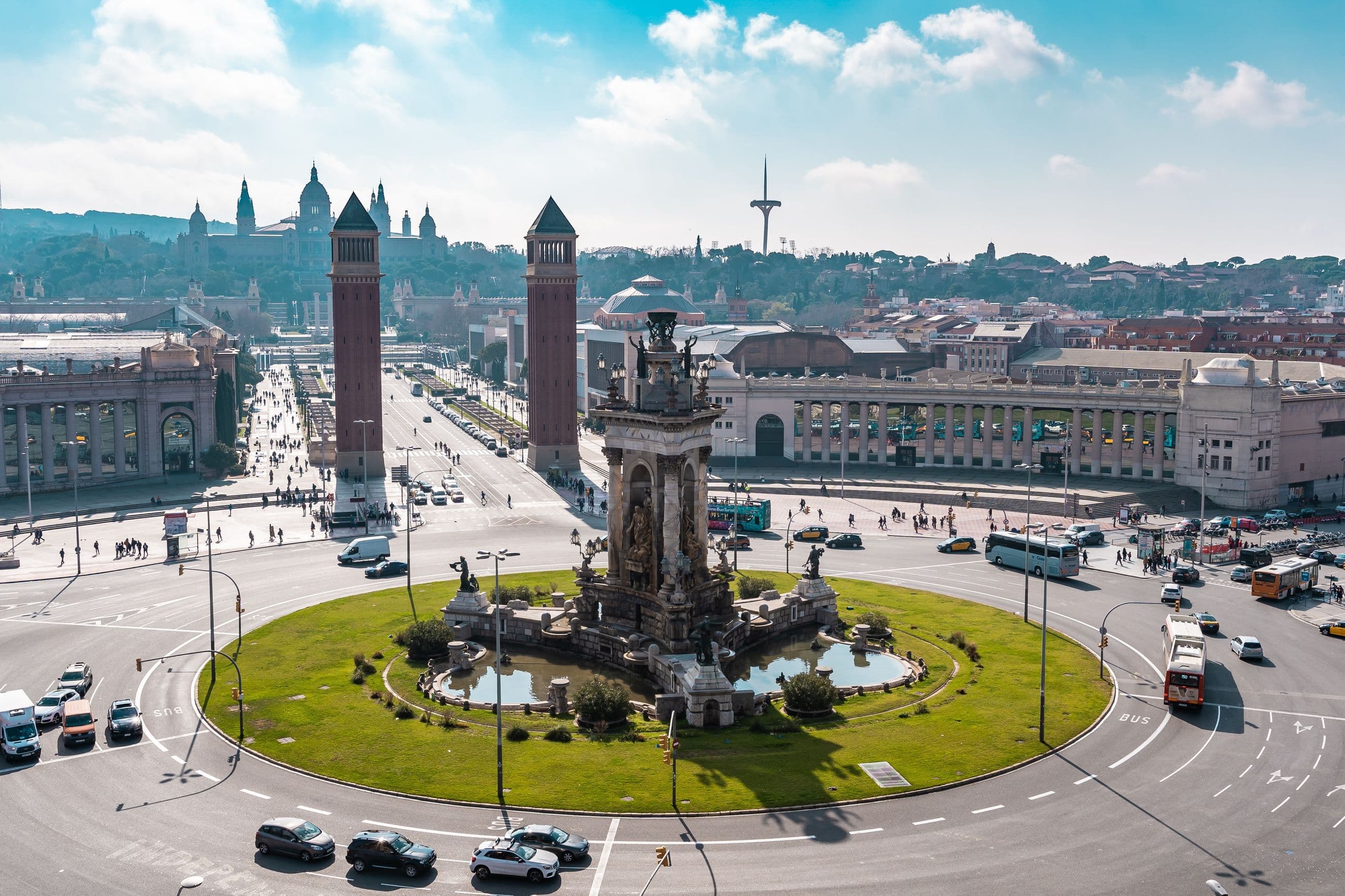 Fondo de La Plaza de España